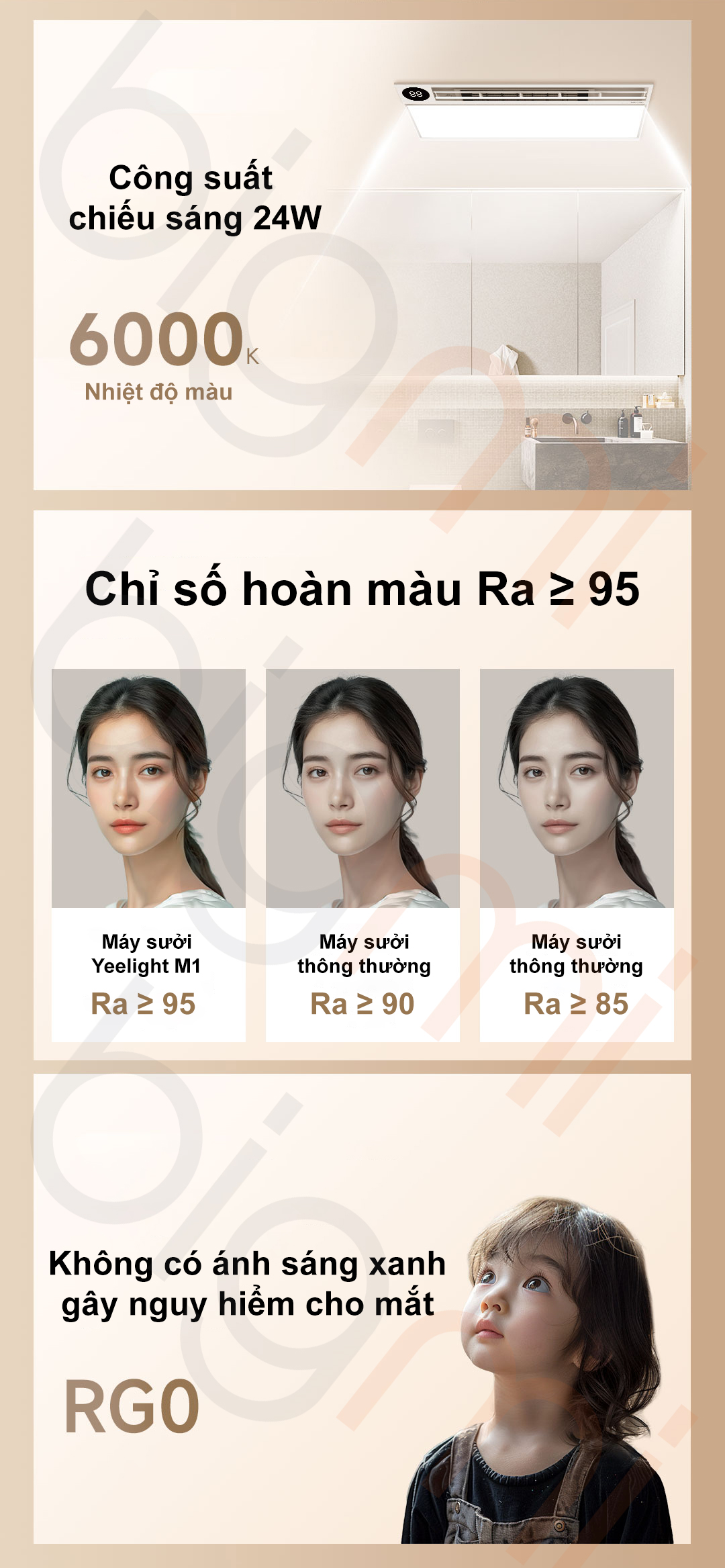Uu diem den tren May suoi nha tam Yeelight M1