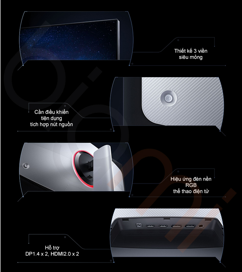 Các chi tiết khác trên Màn hình máy tính Redmi G Pro 27 inch