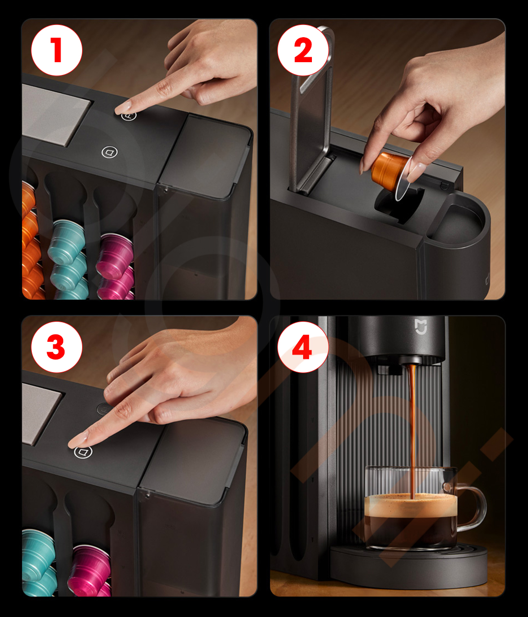 Cách sử dụng Máy pha cà phê viên nén Xiaomi Mijia S1 CMC001