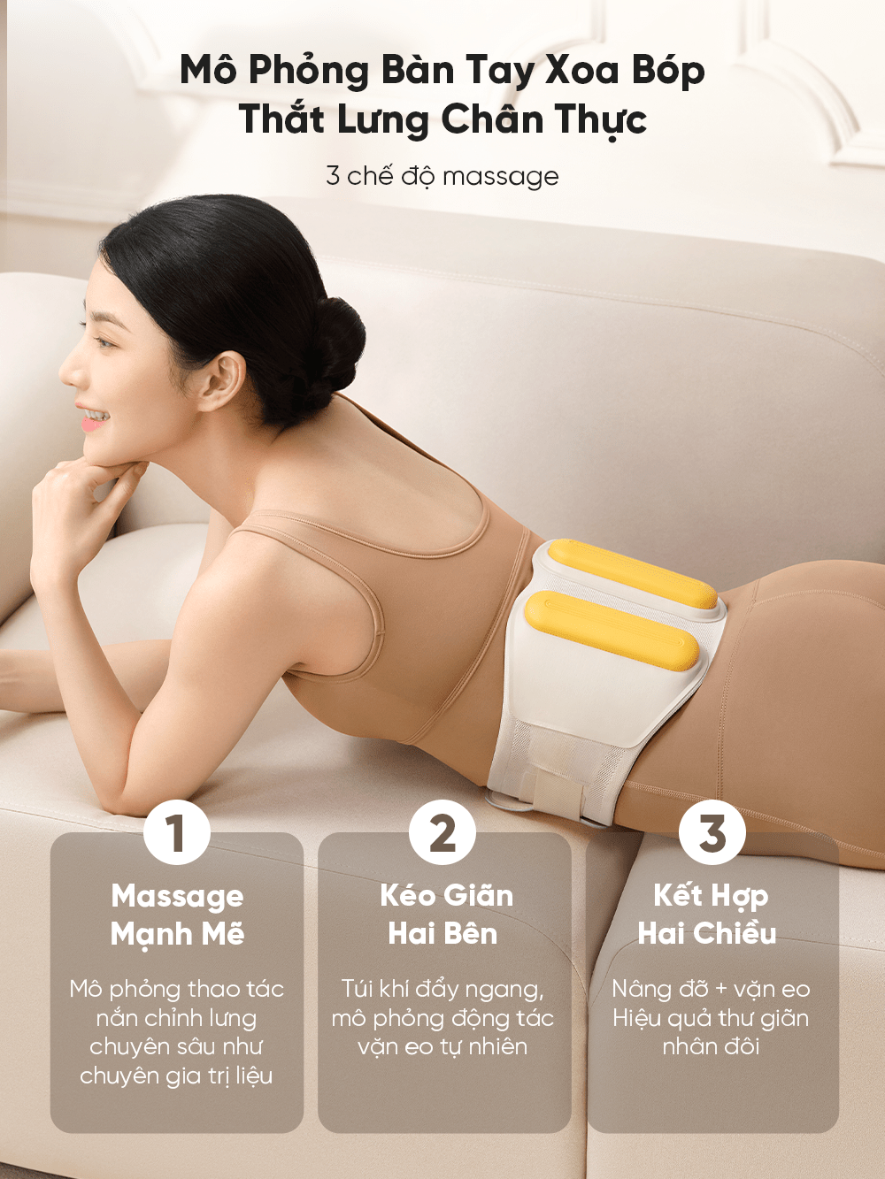Đai Massage Breo Y2 Chườm Nóng Bụng và Thắt Lưng (3)
