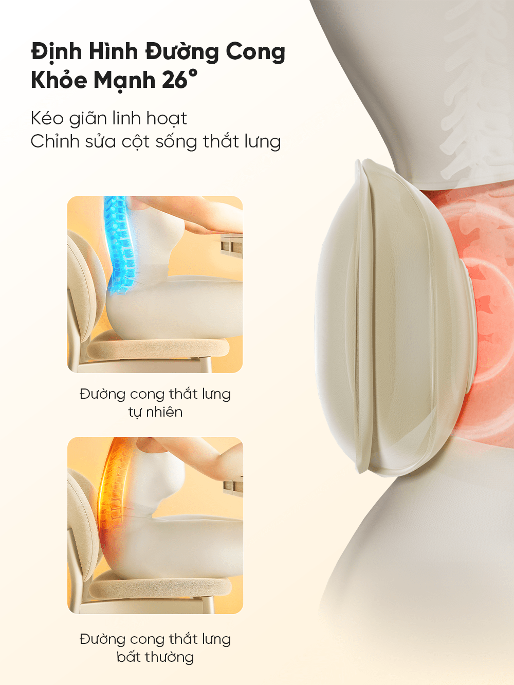 Đai Massage Breo Y2 Chườm Nóng Bụng và Thắt Lưng
