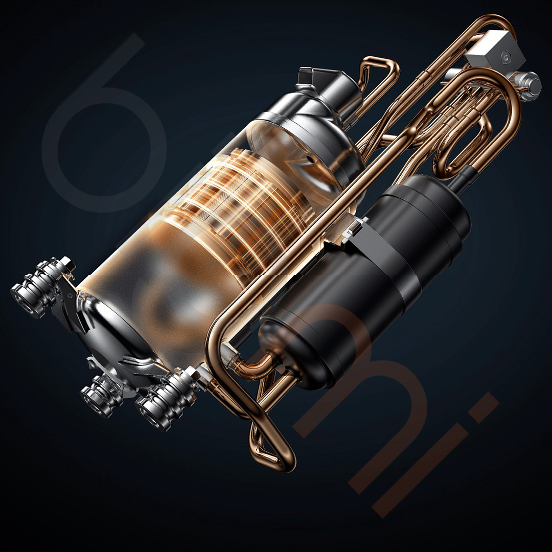 Dieu hoa 2 chieu 3HP Xiaomi Mijia M1A1 Pro 2025 27000 BTU 72GW NA30 M1A1 dong co manh me