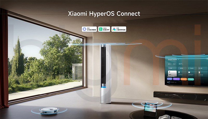 Dieu hoa cay 2 chieu Xiaomi Mijia 27000 BTU N2A1 Pro 3HP 72LW NA10 N2A1 Lien ket voi cac thiet bi thong minh trong nha