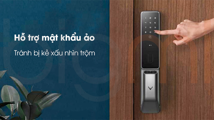 Khóa cửa thông minh Xiaomi Lockin SV40 hỗ trợ mật khẩu ảo