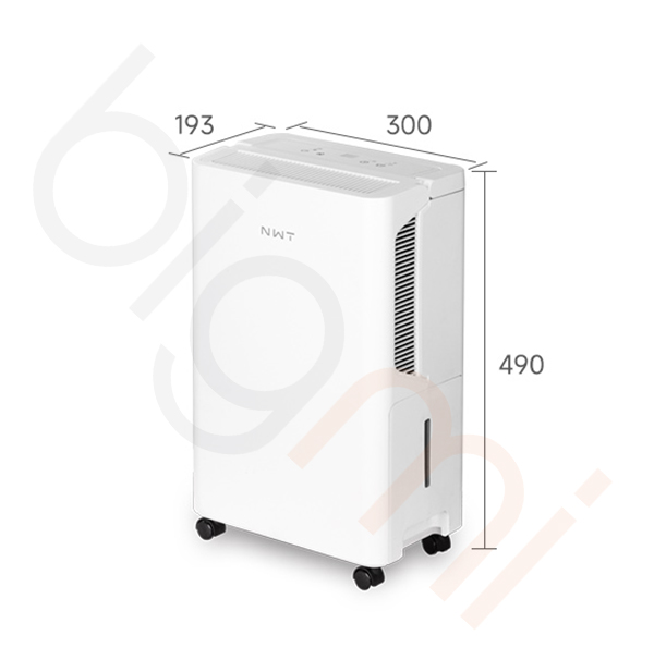 Kích thước Máy hút ẩm Xiaomi New Widetech 16L