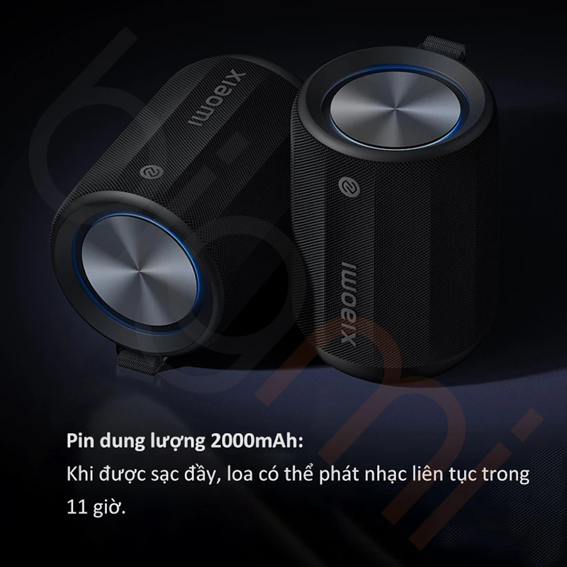 Loa Bluetooth Mini Xiaomi ASM01A dung luong pin lon cho thoi gian su dung toi 11 tieng