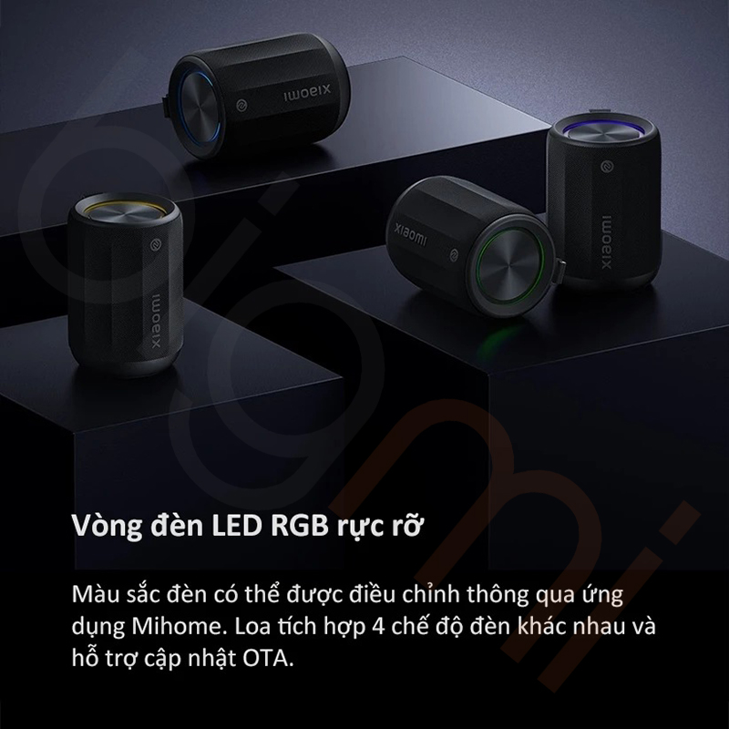 Loa Bluetooth Mini Xiaomi ASM01A tich hop dai den LED RGB