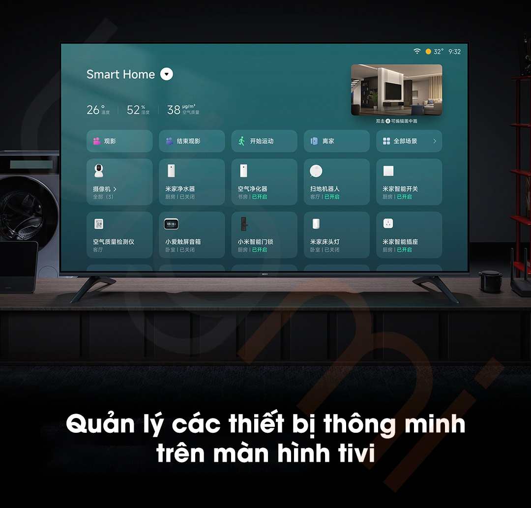 Màn hình đa năng trên Smart Tivi Redmi A 2025 65 inch
