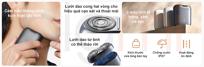 Tính năng Máy cạo râu Xiaomi Mijia S200