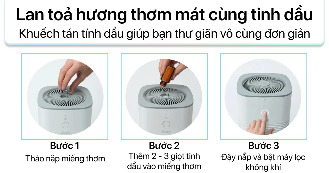 Máy lọc không khí xông tinh dầu Levoit LV-H128 (5)