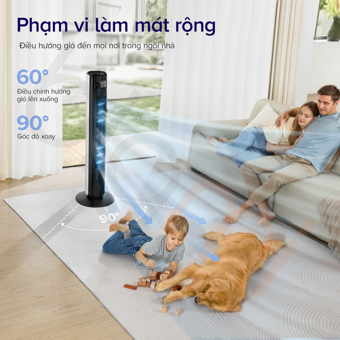 Quạt tháp điều hòa Levoit Classic 42 Inch (4)