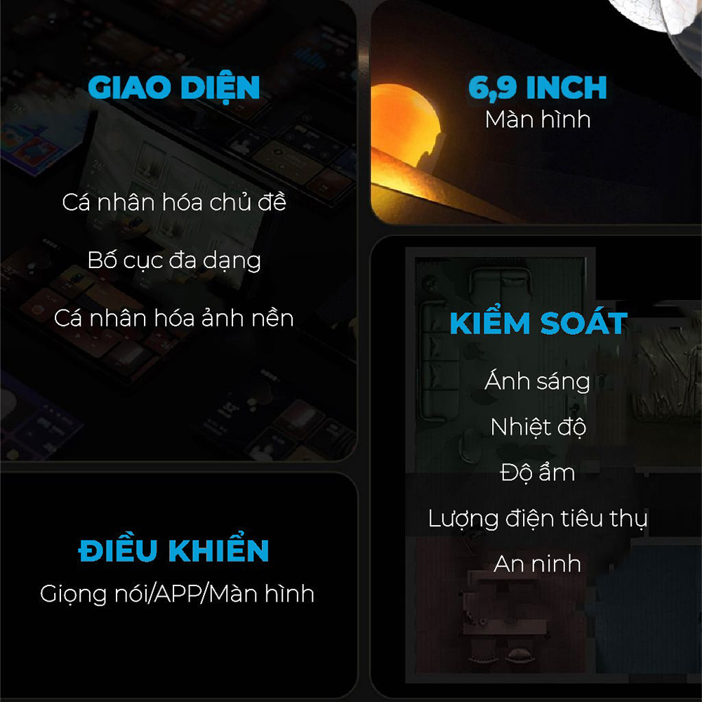 Tính năng Màn hình trung tâm Aqara MagicPad S1 Plus MP-K01D