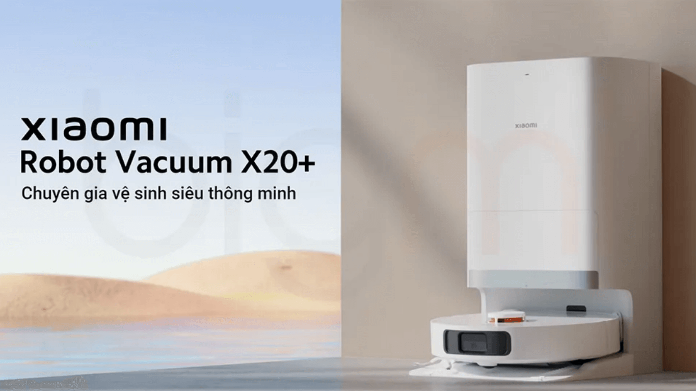 Mua X20 Plus Xiaomi robot hút bụi lau nhà Xiaomi giá tốt ở đâu? 4 X20 Plus Xiaomi có thiết kế sang trọng