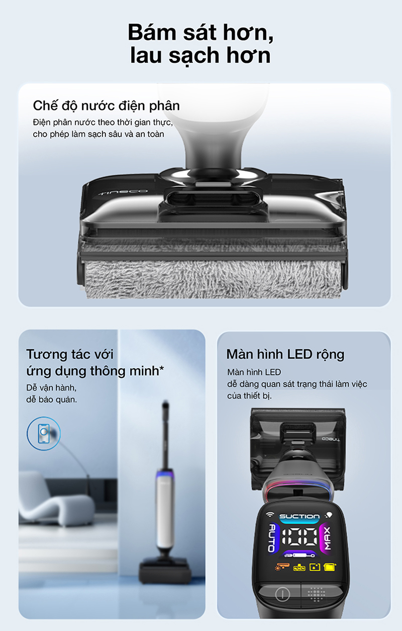 Bigmivn Máy hút bụi lau sàn Tineco Floor One S9 Artist (11)