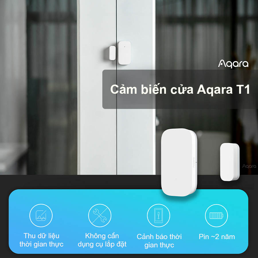 Cảm biến cửa Aqara T1 DW-S03D chính hãng tại bigmivn (1)