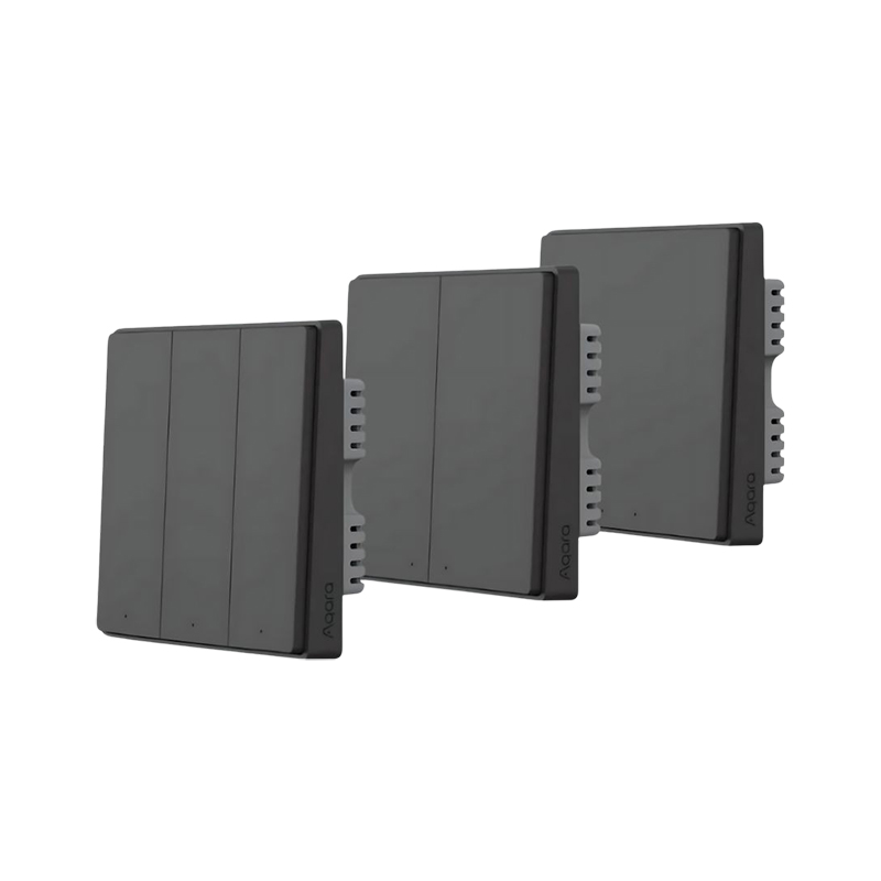 Công tắc âm tường thông minh Aqara D1 Smart Wall Switch màu đen
