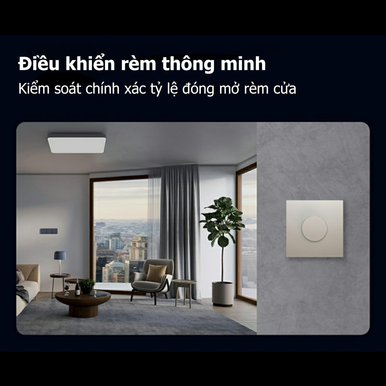 Công tắc xoay không dây Aqara H1 ZNXNKG02LM chính hãng bigmivn (4)