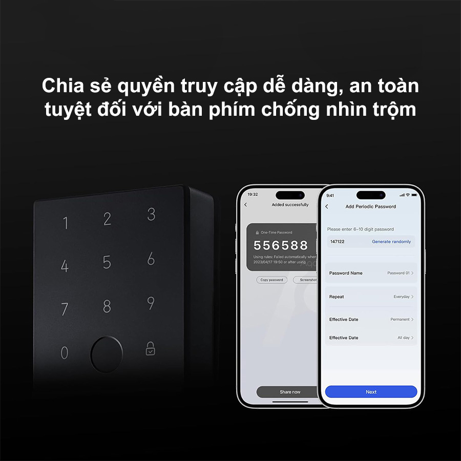 Khóa cửa thông minh Aqara U100 DL-D01D (4)