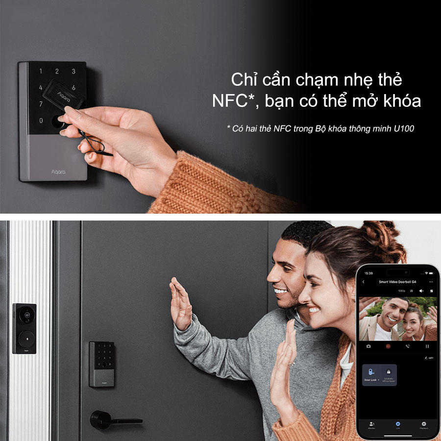 Khóa cửa thông minh Aqara U100 DL-D01D (9)