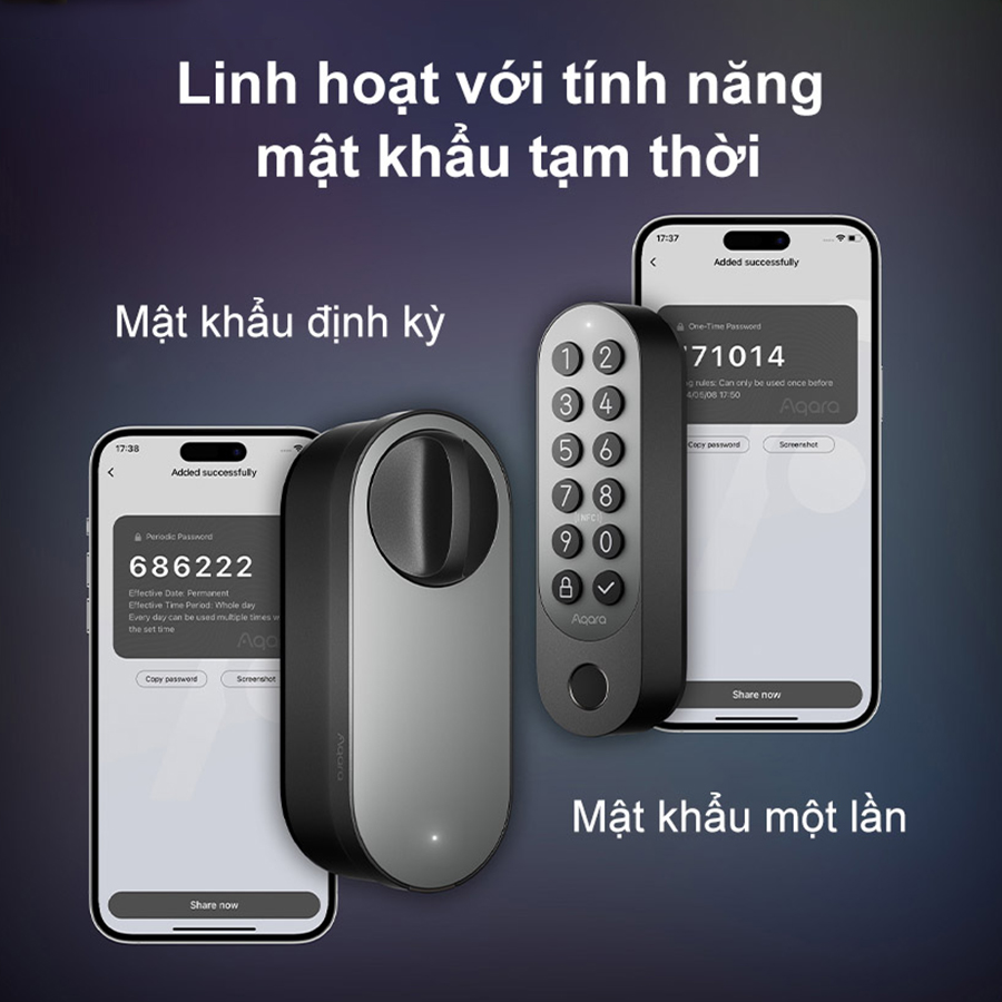 Khóa cửa thông minh Aqara U200 (10)