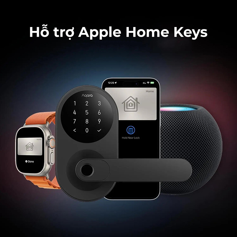 Khóa cửa thông minh Aqara U300 DL-D02D Smart Lock - Chính hãng Quốc Tế 10 Khóa cửa thông minh Aqara U300 DL-D02D Smart Lock bigmivn (5)