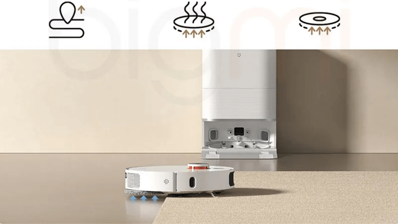M30S Xiaomi: Tự đổ rác & giặt khăn lau hoàn toàn tự động 3 M30S Xiaomi giặt sấy khăn lau hoàn toàn tự động
