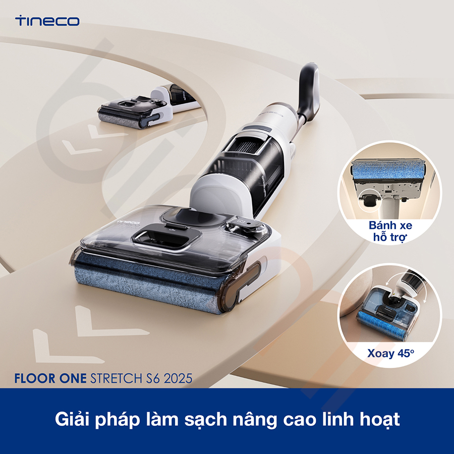 Máy lau nhà khô ướt Tineco Floor One Stretch S6 2025 bigmivn (1)