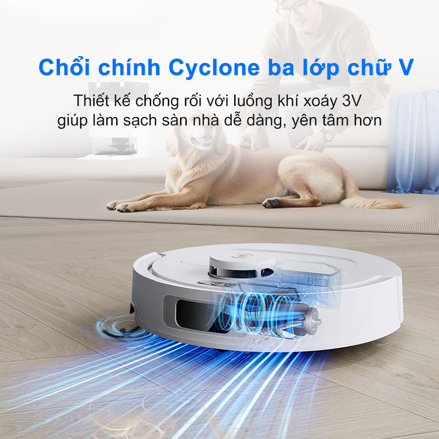 Robot hút bụi lau nhà Ecovacs Deebot T30C 2026 chính hãng bigmivn (6)