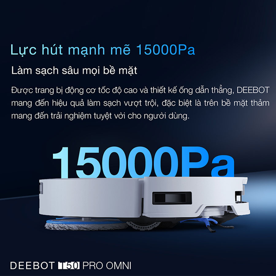 Robot hút bụi lau nhà Ecovacs Deebot T50 Pro Omni 2025 chính hãng bigmivn (3)