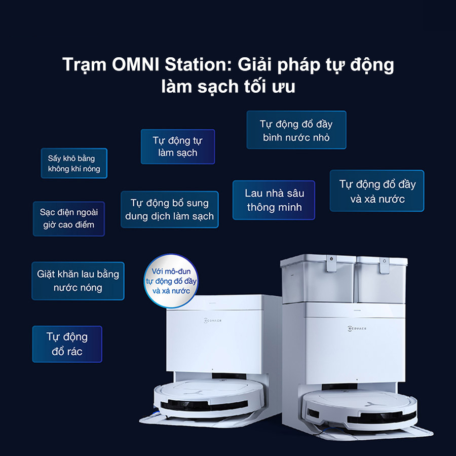Robot hút bụi lau nhà Ecovacs Deebot T50 Pro Omni 2025 chính hãng bigmivn (7)