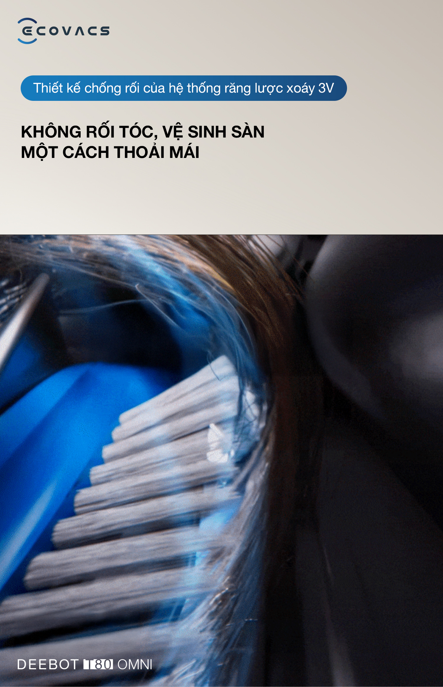 Robot hut bui lau nha Ecovacs Deebot T80 Omni 6