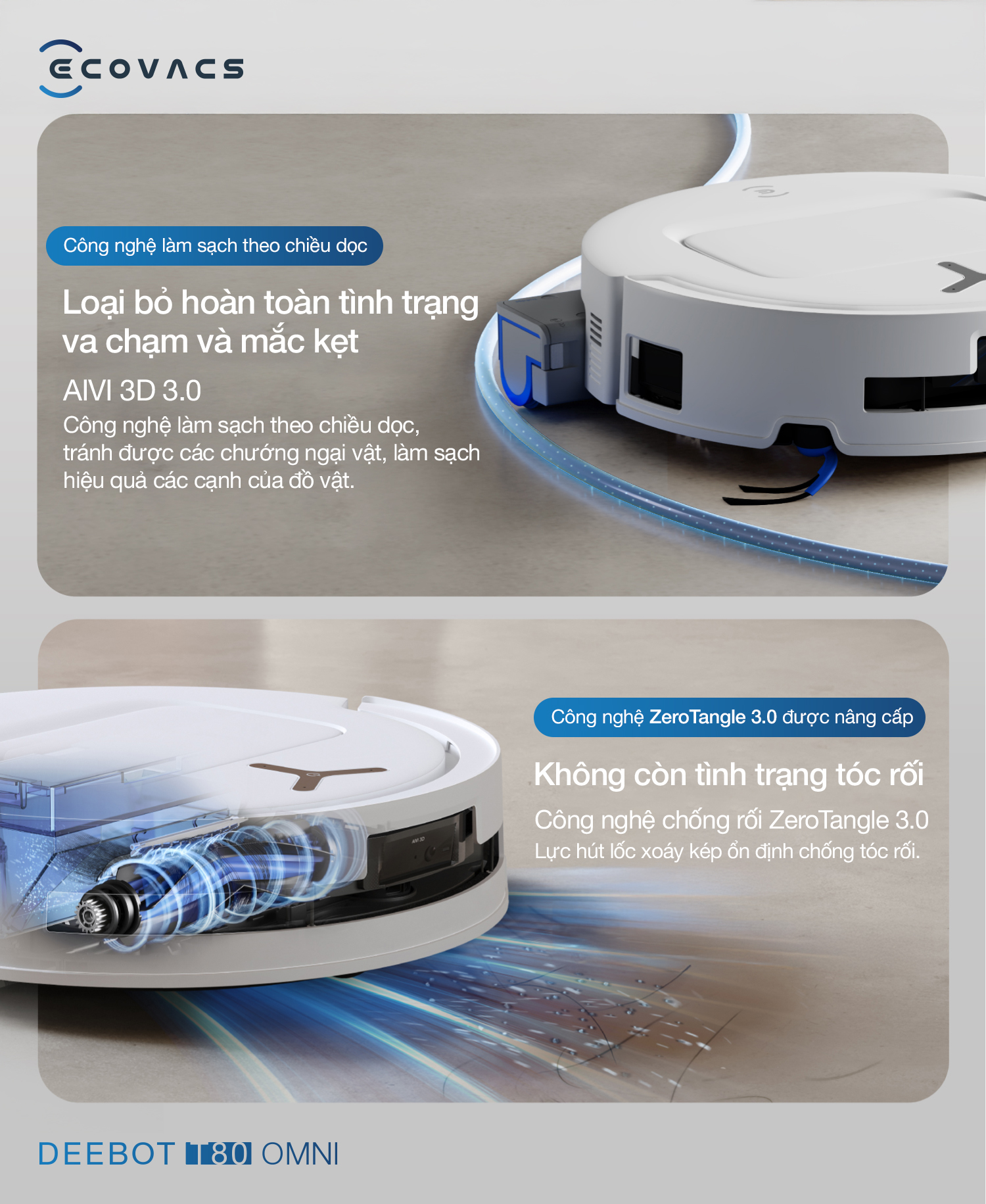 Robot hút bụi lau nhà Ecovacs Deebot T80 Omni bigmivn (2)