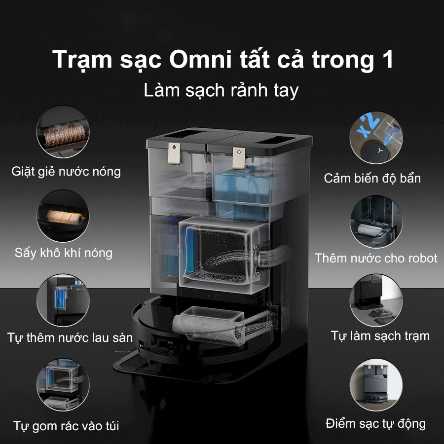 Robot hút bụi lau nhà Ecovacs Deebot X8 Pro Omni 2025 bigmivn (2)