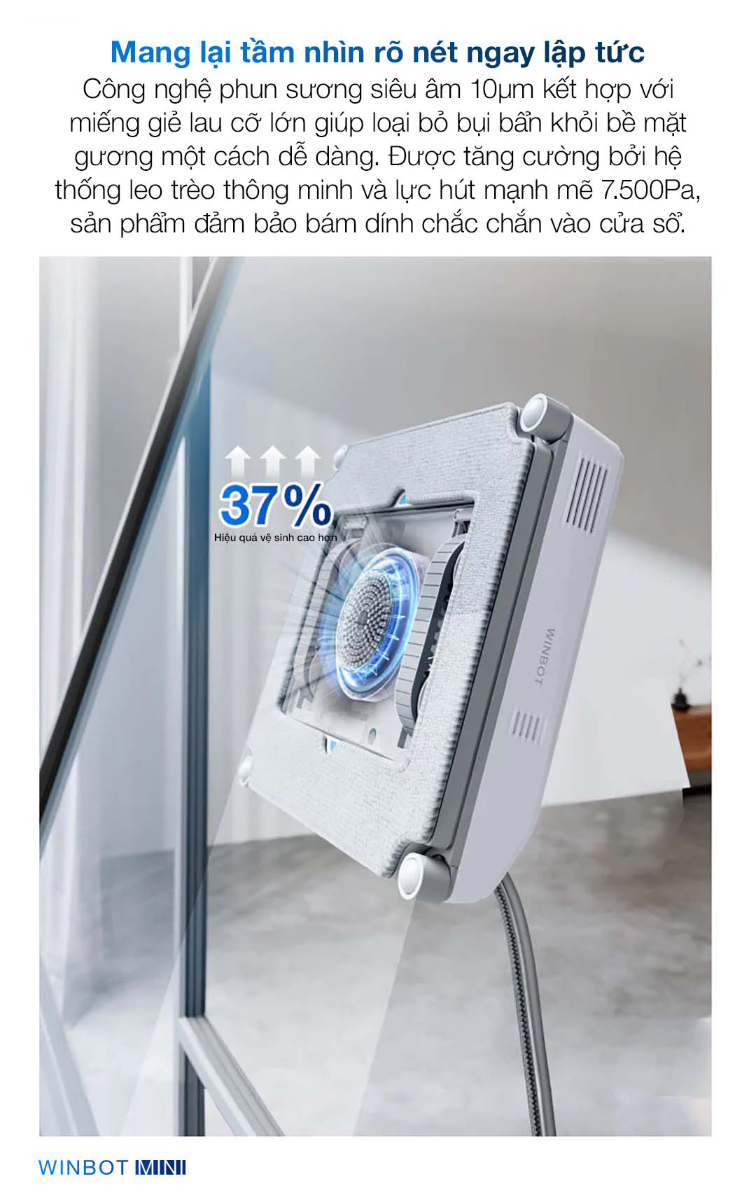 Robot lau kính Ecovacs Winbot Mini bigmivn (4)