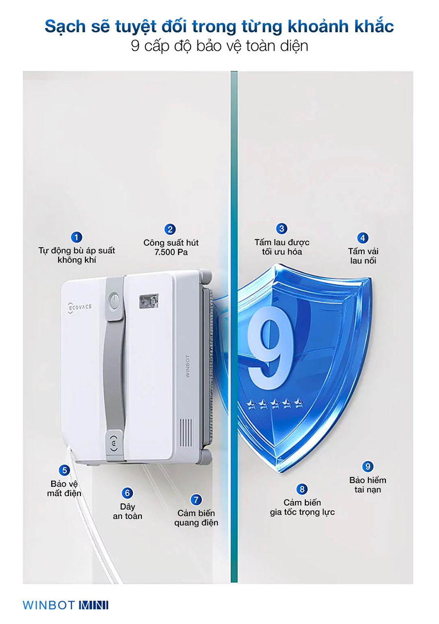 Robot lau kính Ecovacs Winbot Mini bigmivn (5)