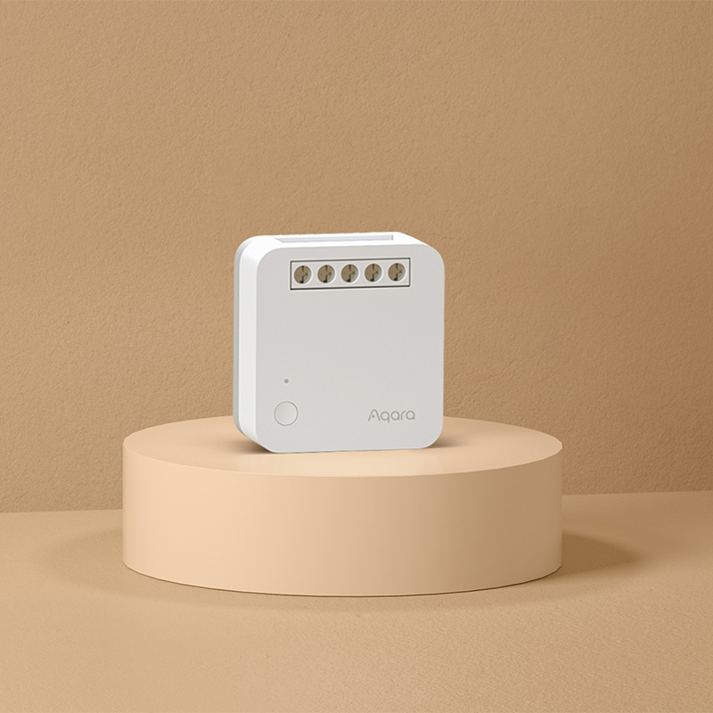 Sơ đồ đi dây Module công tắc đơn Aqara T1 có dây nguội mặt trước