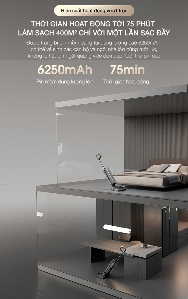 bigmivn Máy hút bụi lau sàn Tineco Floor One S9 Artist Steam (2)