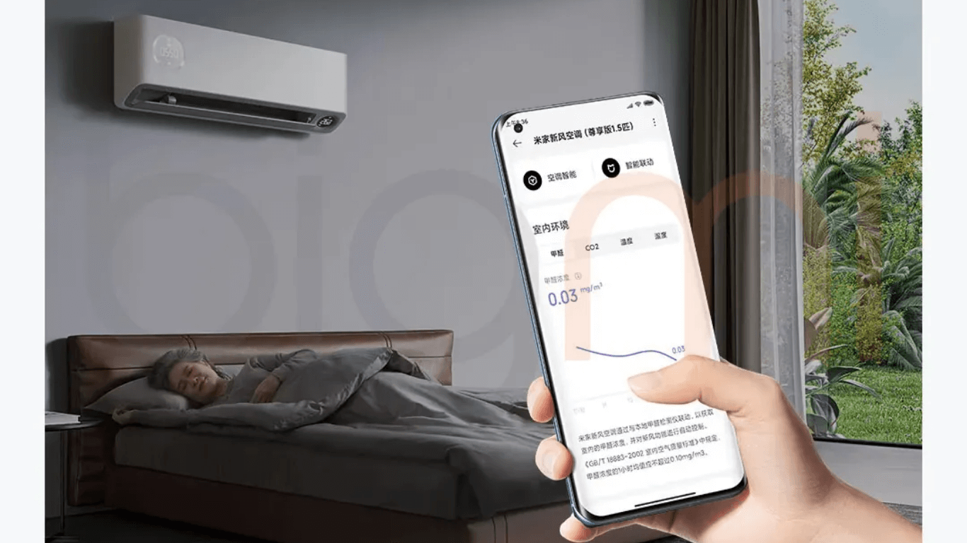 Điều hòa Xiaomi Mijia tiết kiệm điện cho mùa hè 2025 4 Điều hòa Xiaomi thông minh với kết nối ứng dụng Mi Home
