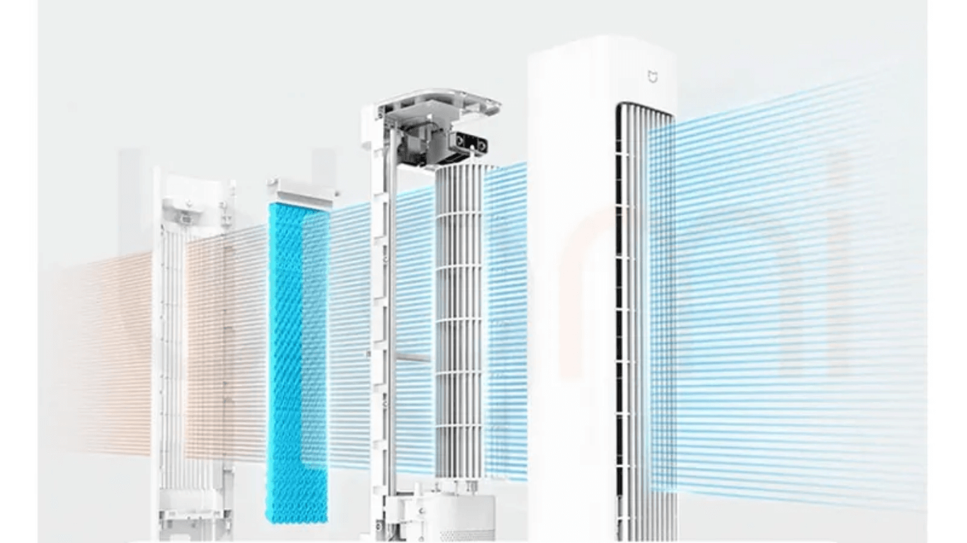 Kinh nghiệm chọn mua quạt điều hòa phù hợp mới nhất 2025 3 Quạt điều hòa làm mát dịu nhẹ và duy trì độ ẩm
