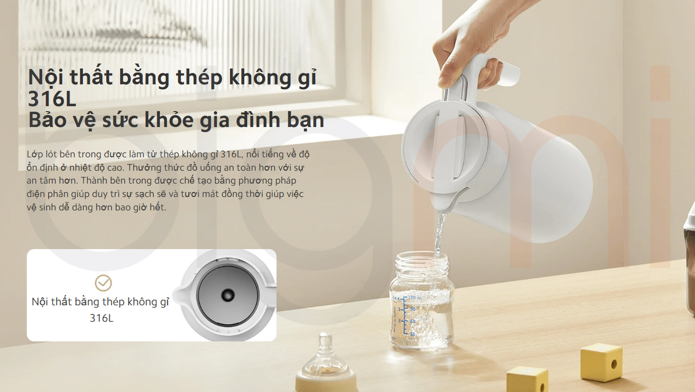 Bigmivn Ấm đun nước giữ nhiệt Xiaomi 1.8L XMBWH01PL (9)