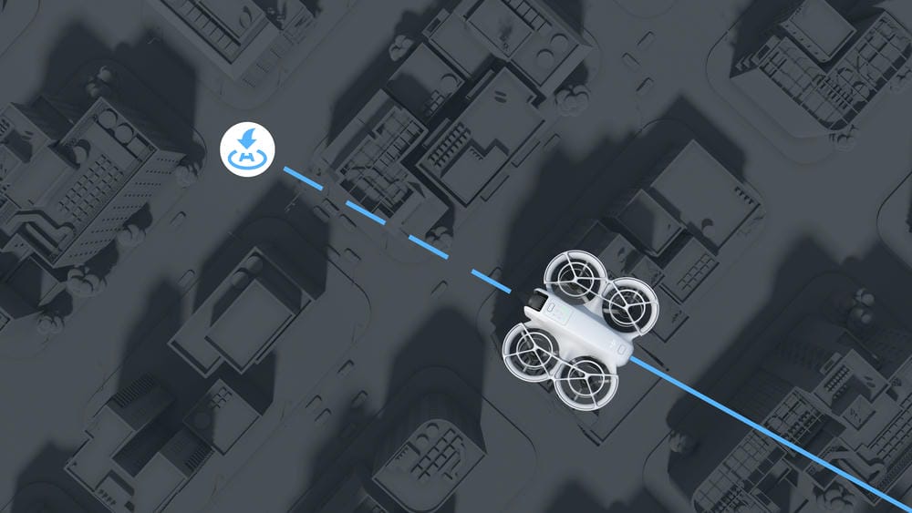 Bigmivn Flycam DJI Neo tu dong quay lai vi tri bay