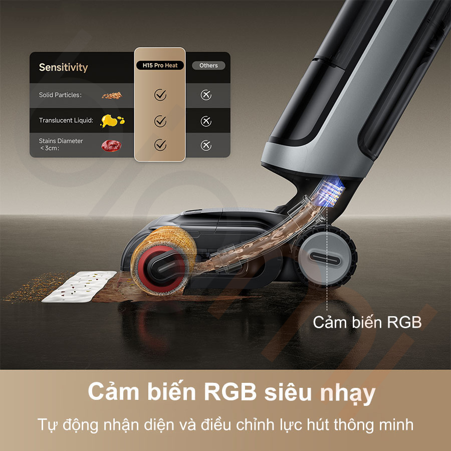 Bigmivn Máy hút bụi lau nhà khô và ướt Dreame H15 Pro Heat (7)