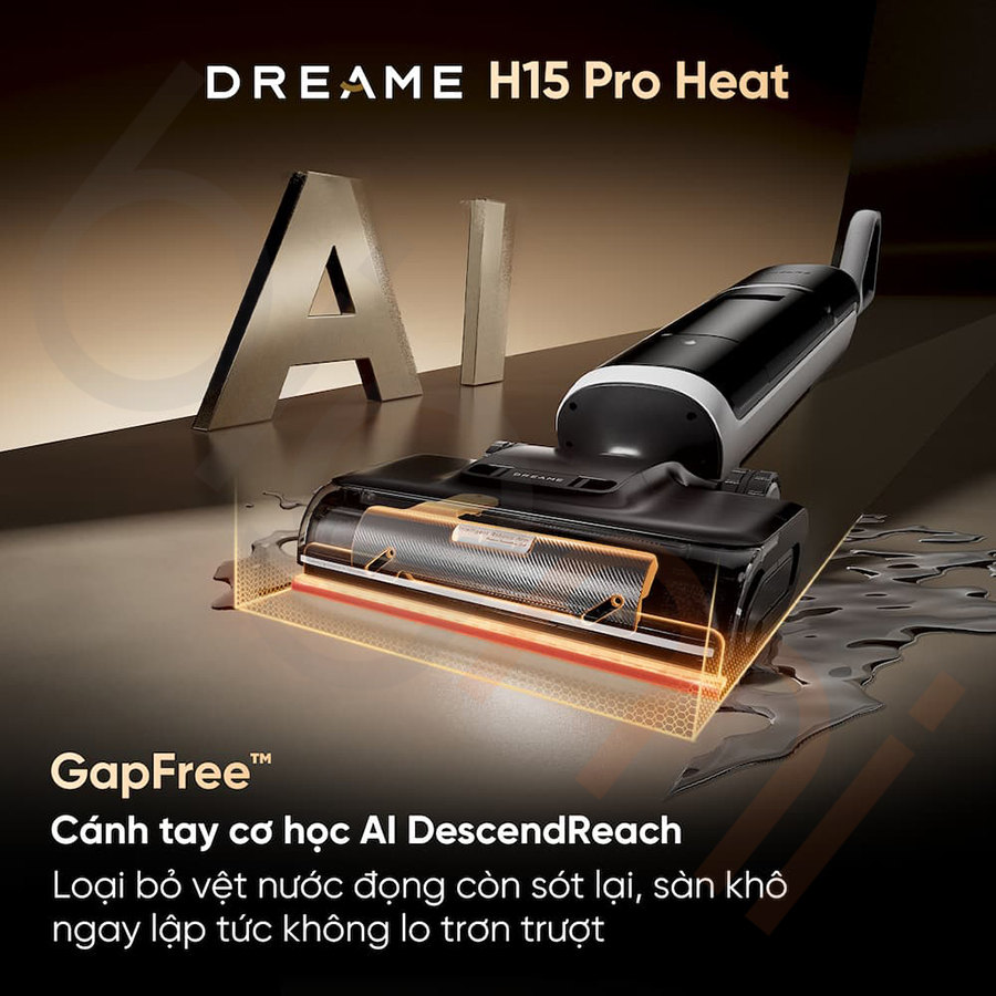 Bigmivn Máy hút bụi lau nhà khô và ướt Dreame H15 Pro Heat (8)