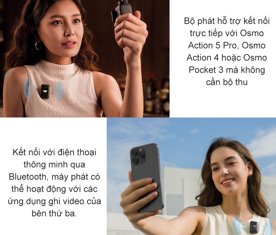 Bigmivn Micro không dây DJI Mic 2 (10)