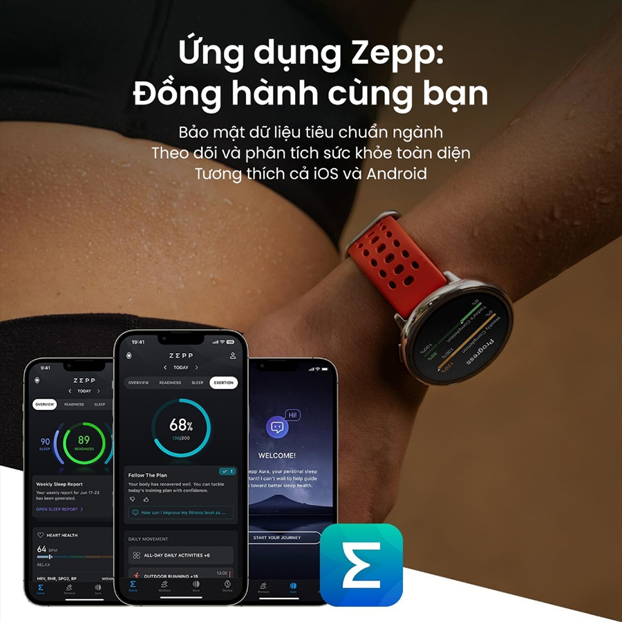 Dong ho Amazfit Active 2 Premium Sapphire chinh hang tai Bigmivn 3