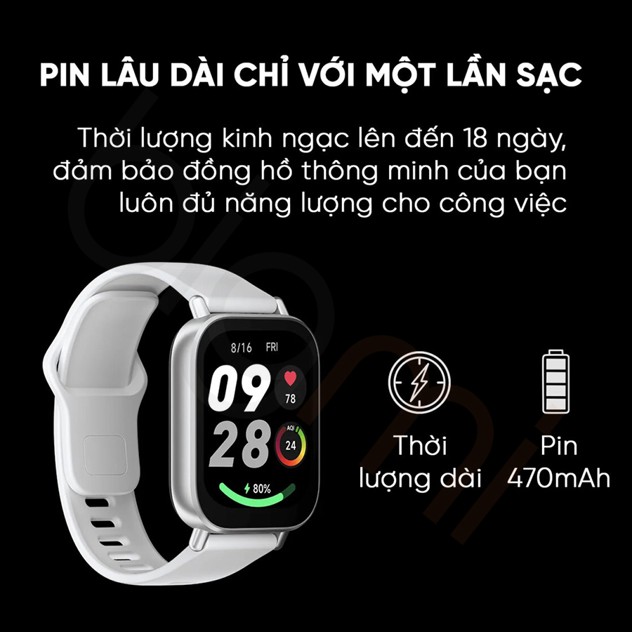 Đồng hồ thông minh Xiaomi Redmi Watch 5 Active bản 49 (3)