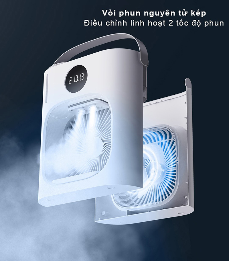 Quạt để bàn phun sương Xiaomi Lydsto CL08 XD-ZMLFS02 bigmivn (11)