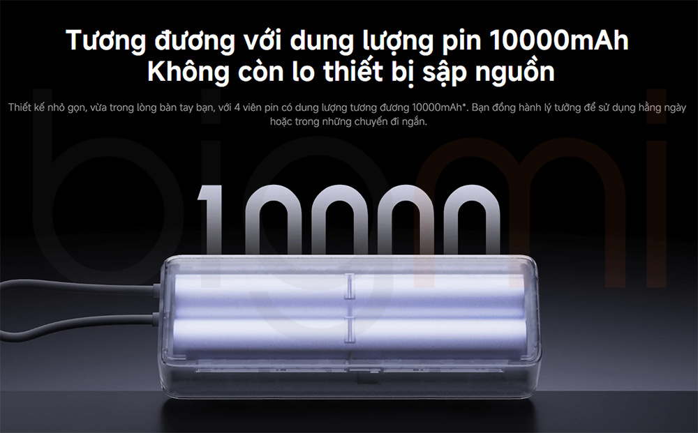 Sạc dự phòng 165W Xiaomi 10000 mAh PB1165MI bigmivn (5)