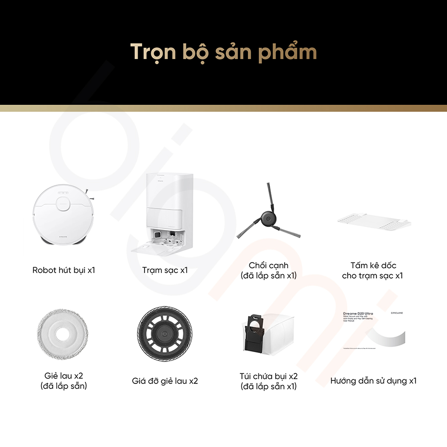 bigmivn Robot hút bụi lau nhà Dreame D20 Ultra (1)