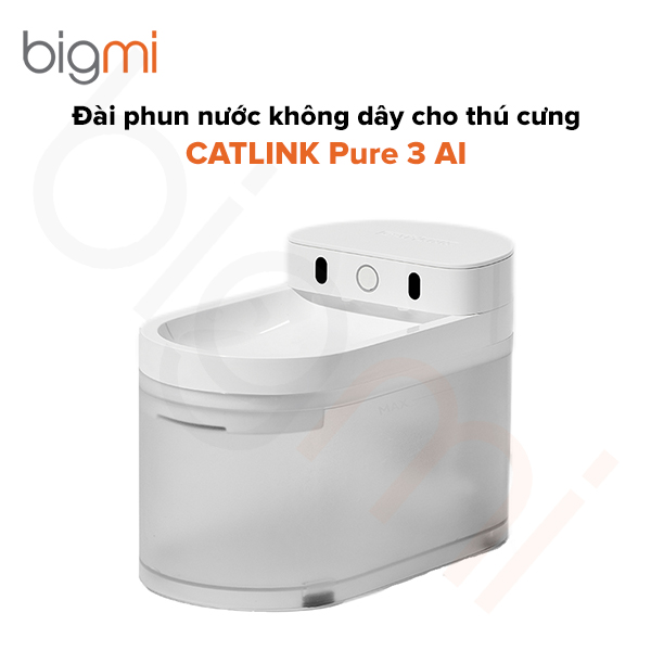 Đài phun nước CATLINK Pure 3 AI không dây cho thú cưng